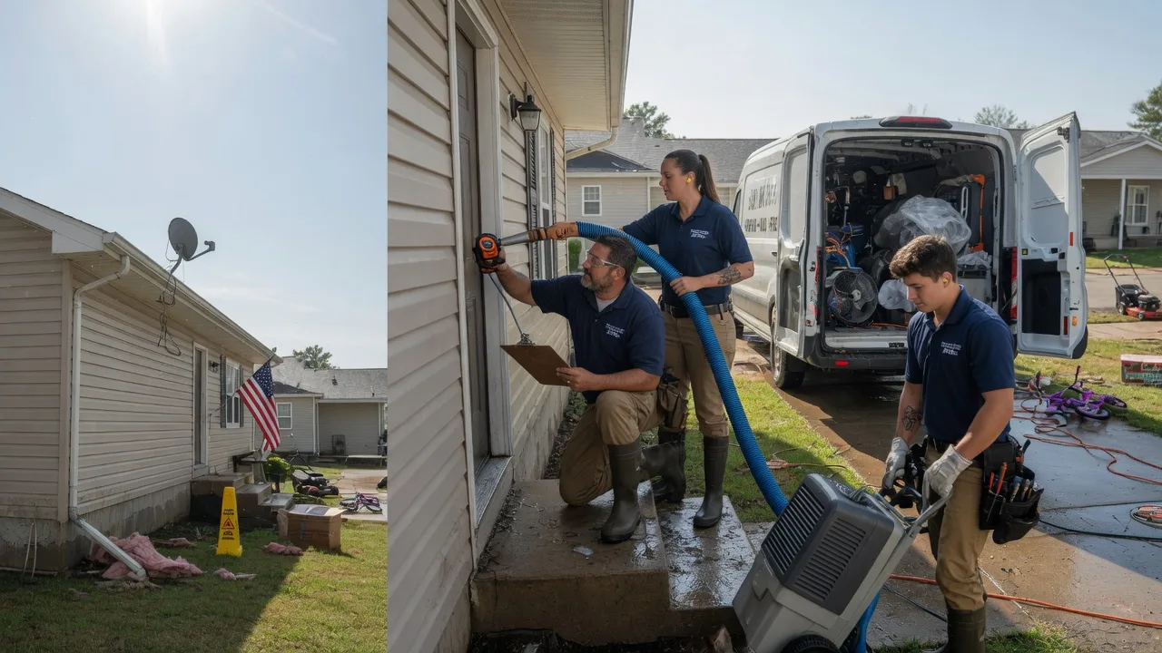 Ceiling Water Damage Restoration in Plano, IL near me